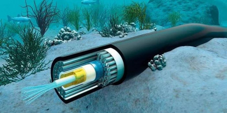Veja como é por dentro um cabo submarino que leva a internet pelos oceanos